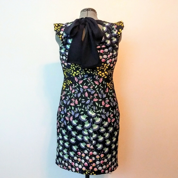 Nanette Lepore Tie-Back Floral Print Dress - Picture 3 of 7